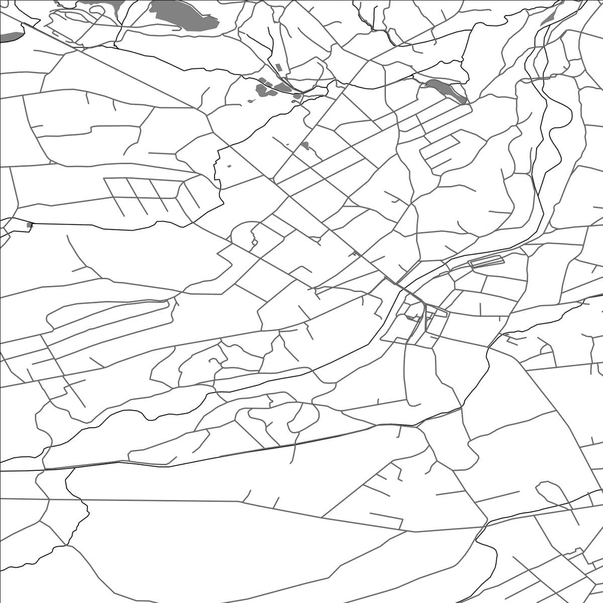ROAD MAP OF BOLEKHIV, UKRAINE BY MAPBAKES