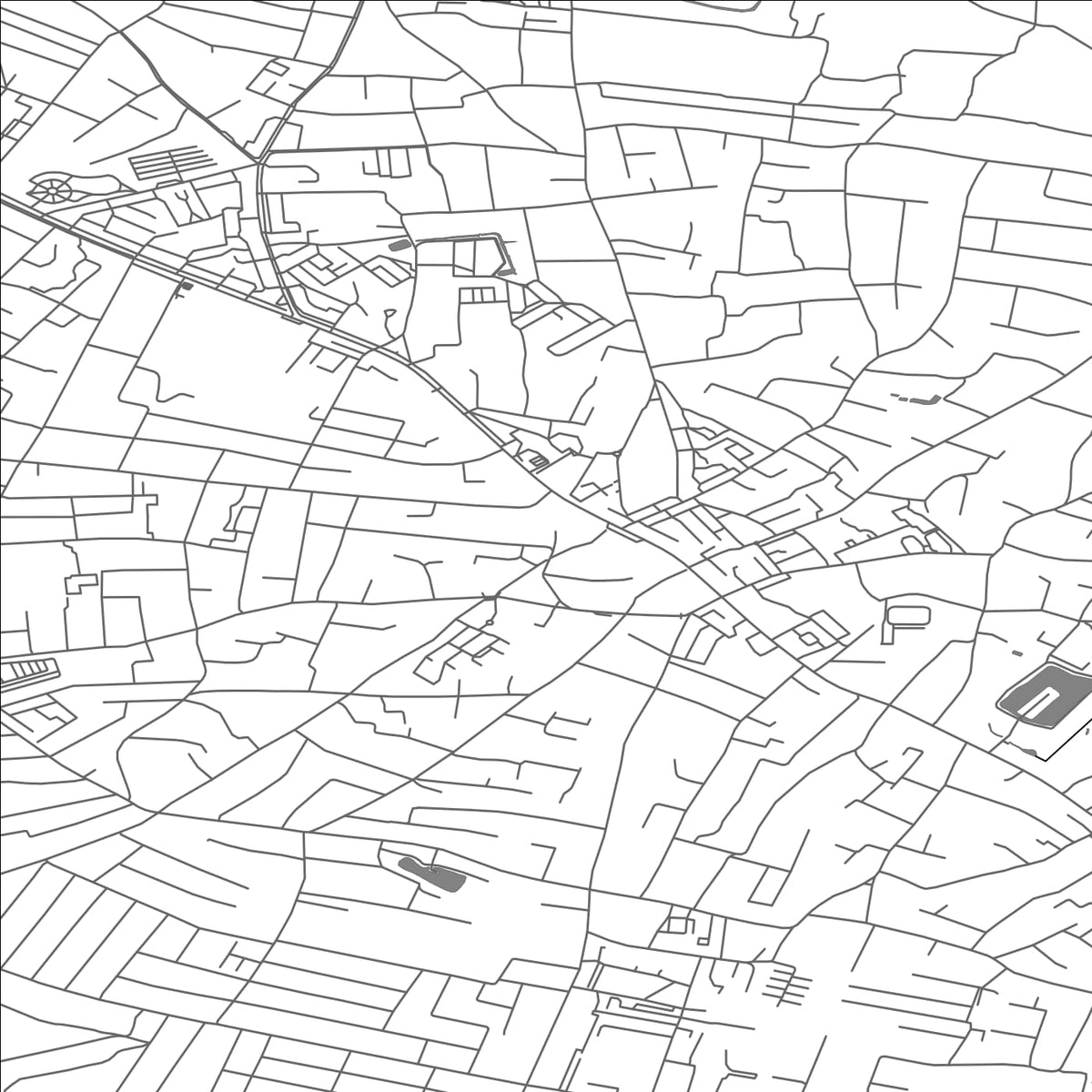 ROAD MAP OF BORYSPIL, UKRAINE BY MAPBAKES