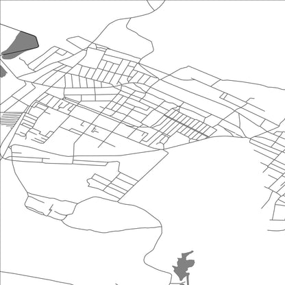 ROAD MAP OF BUNHE, UKRAINE BY MAPBAKES