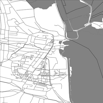 ROAD MAP OF BURSHTYN, UKRAINE BY MAPBAKES