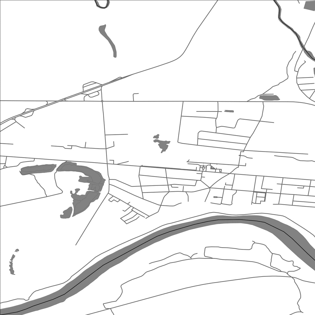 ROAD MAP OF CHOP, UKRAINE BY MAPBAKES