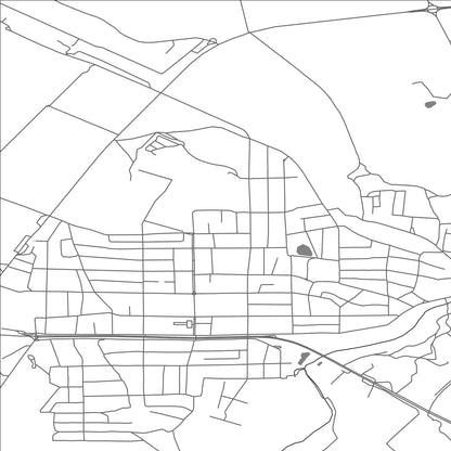 ROAD MAP OF CHORNOBAIVKA, UKRAINE BY MAPBAKES