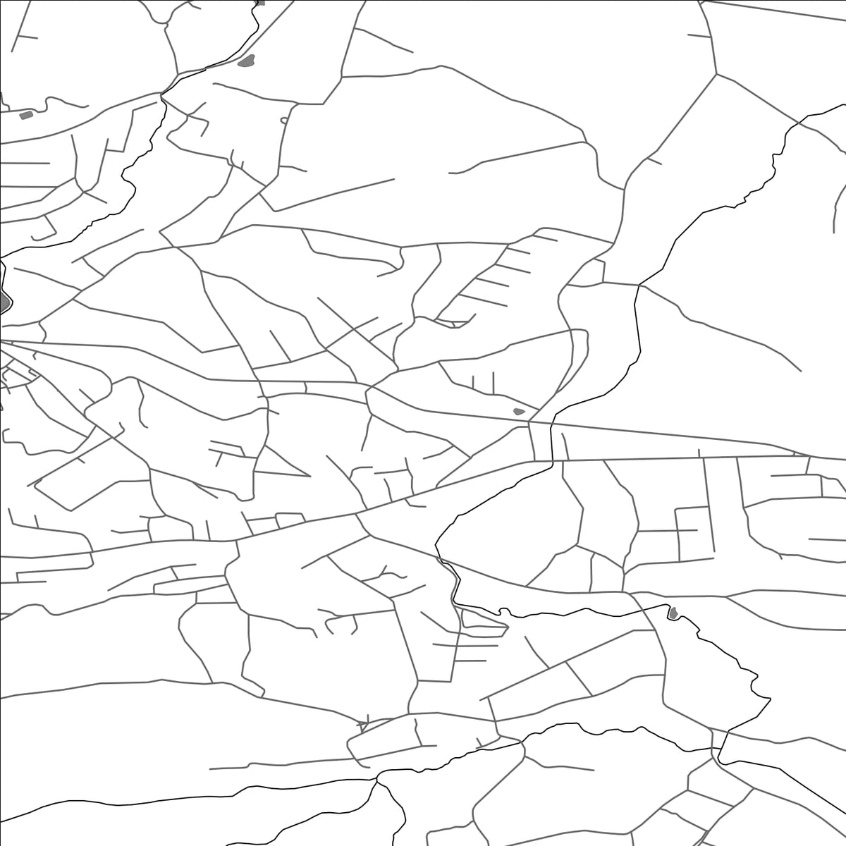 ROAD MAP OF DOLYNA, UKRAINE BY MAPBAKES