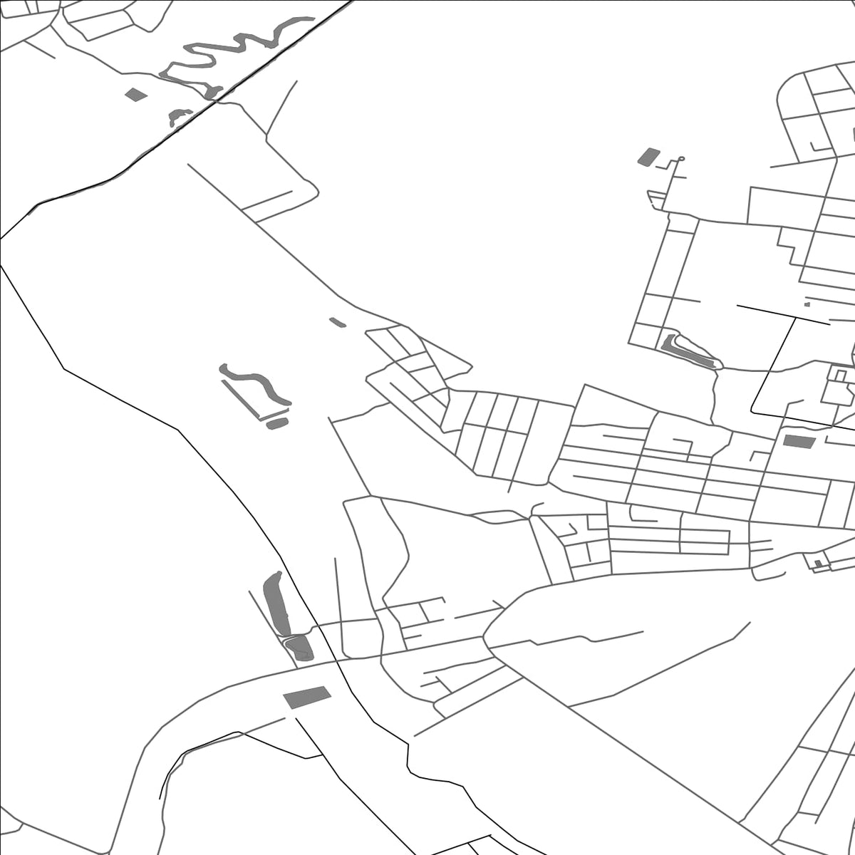 ROAD MAP OF DUBNO, UKRAINE BY MAPBAKES