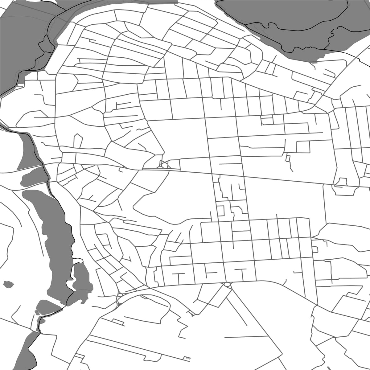 ROAD MAP OF HAISYN, UKRAINE BY MAPBAKES