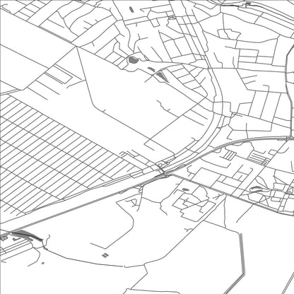 ROAD MAP OF HLEVAKHA, UKRAINE BY MAPBAKES