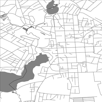 ROAD MAP OF HLUKHIV, UKRAINE BY MAPBAKES
