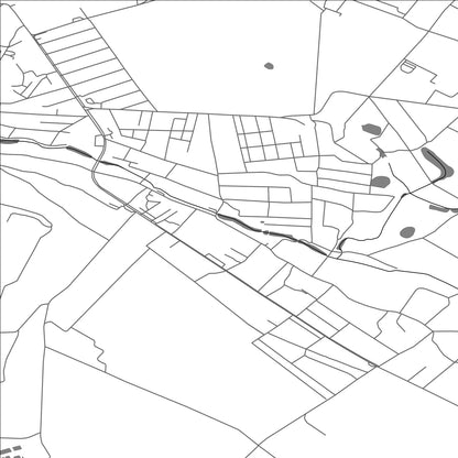 ROAD MAP OF HNIVAN, UKRAINE BY MAPBAKES