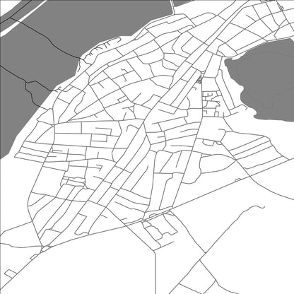 ROAD MAP OF HOLA PRYSTAN, UKRAINE BY MAPBAKES