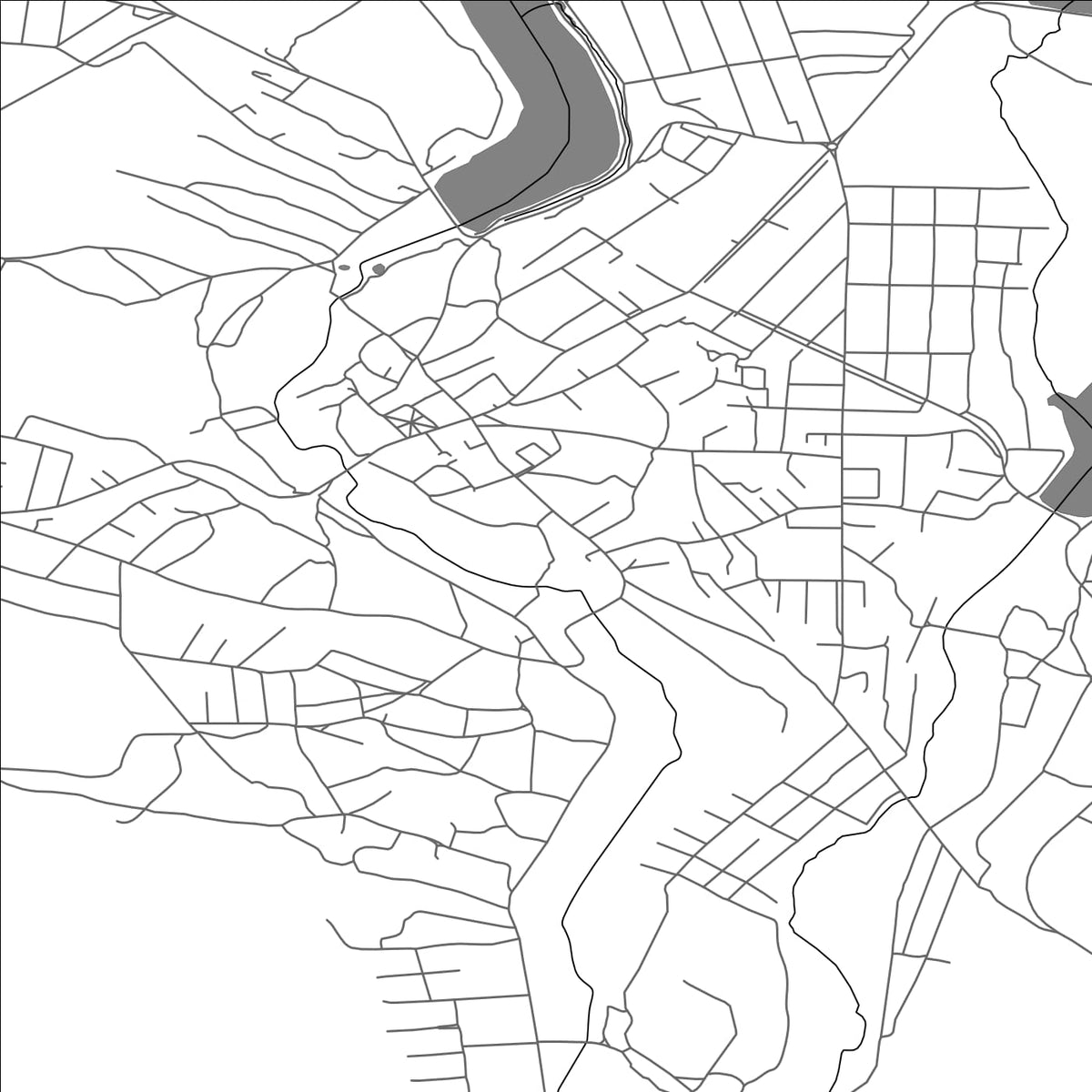 ROAD MAP OF HORODOK, UKRAINE BY MAPBAKES