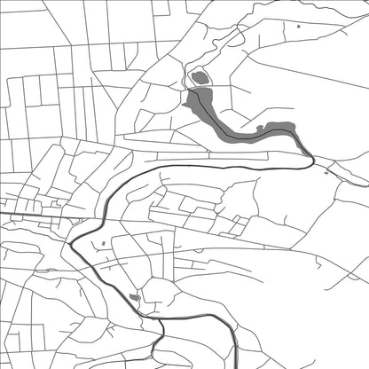 ROAD MAP OF HORODYSHCHE, UKRAINE BY MAPBAKES