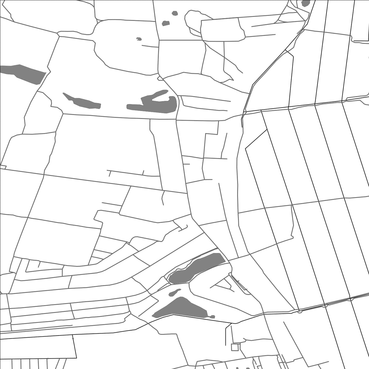 ROAD MAP OF HOSTOMEL, UKRAINE BY MAPBAKES