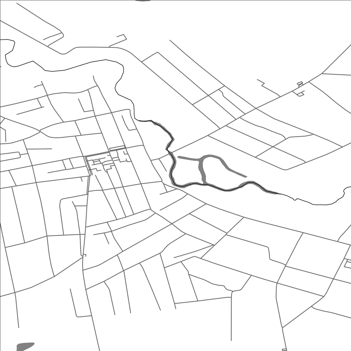 ROAD MAP OF HULYAYPOLE, UKRAINE BY MAPBAKES
