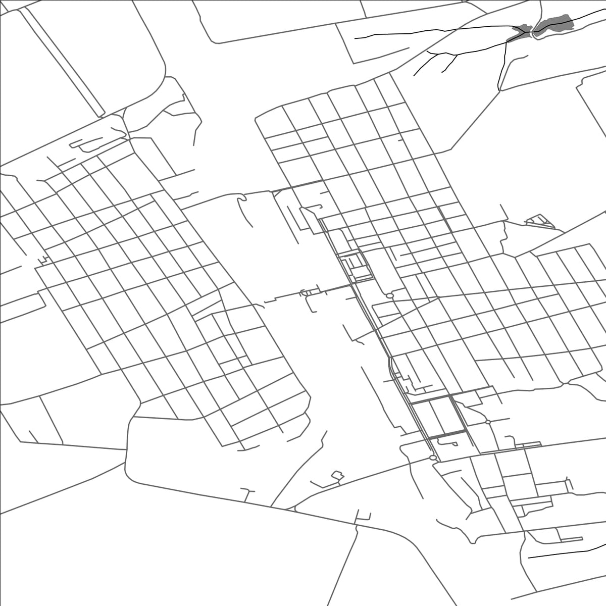 ROAD MAP OF ILOVAISK, UKRAINE BY MAPBAKES