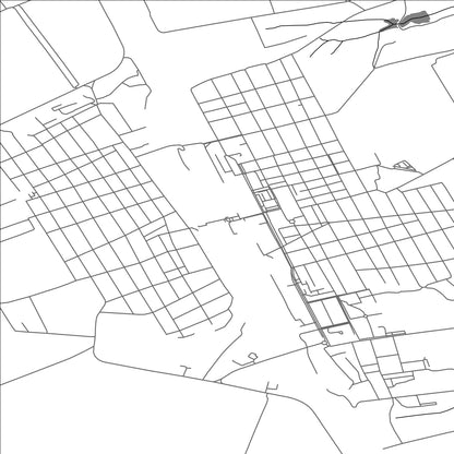 ROAD MAP OF ILOVAISK, UKRAINE BY MAPBAKES