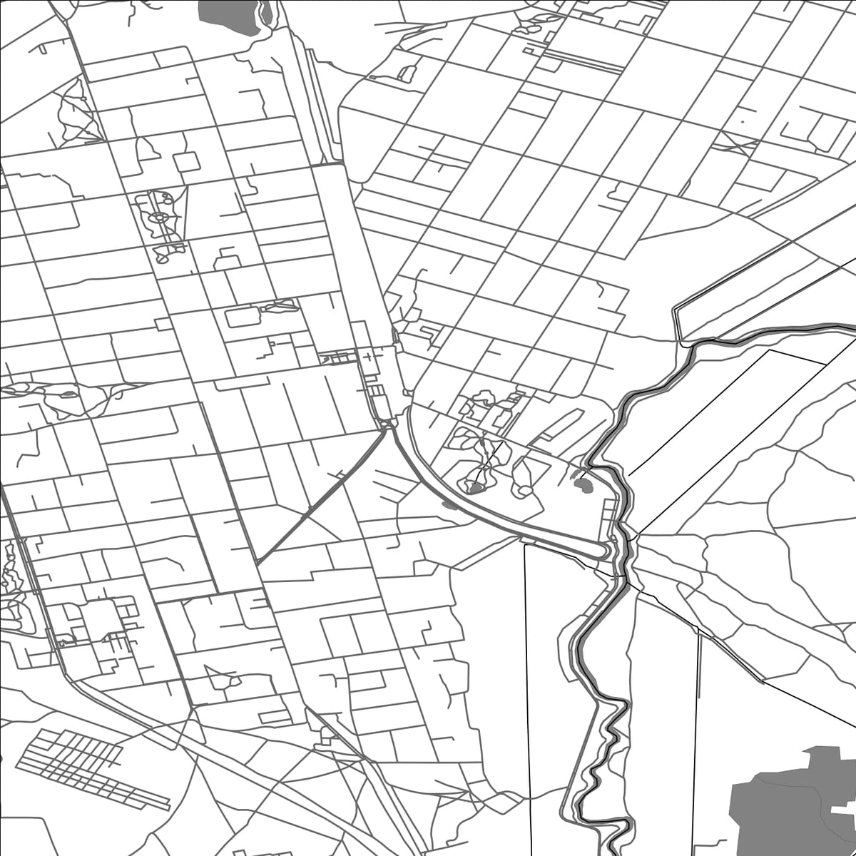 ROAD MAP OF IRPIN, UKRAINE BY MAPBAKES