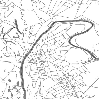 ROAD MAP OF IZIUM, UKRAINE BY MAPBAKES