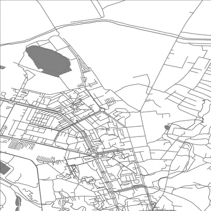 ROAD MAP OF KALUSH, UKRAINE BY MAPBAKES
