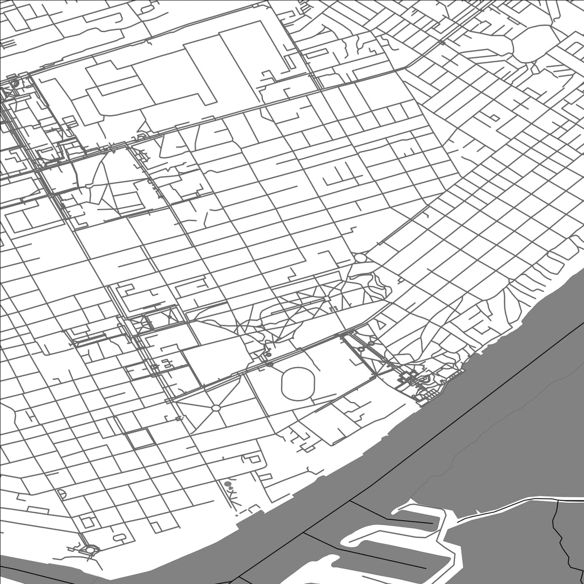 ROAD MAP OF KHERSON, UKRAINE BY MAPBAKES