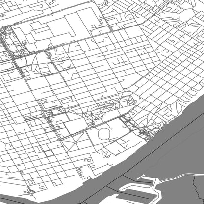ROAD MAP OF KHERSON, UKRAINE BY MAPBAKES