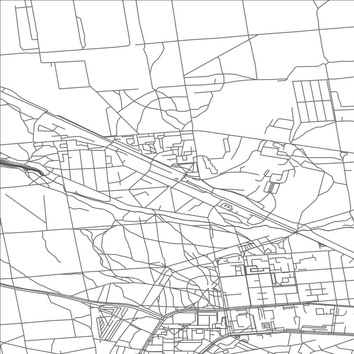 ROAD MAP OF KOTSYUBYNS'KE, UKRAINE BY MAPBAKES