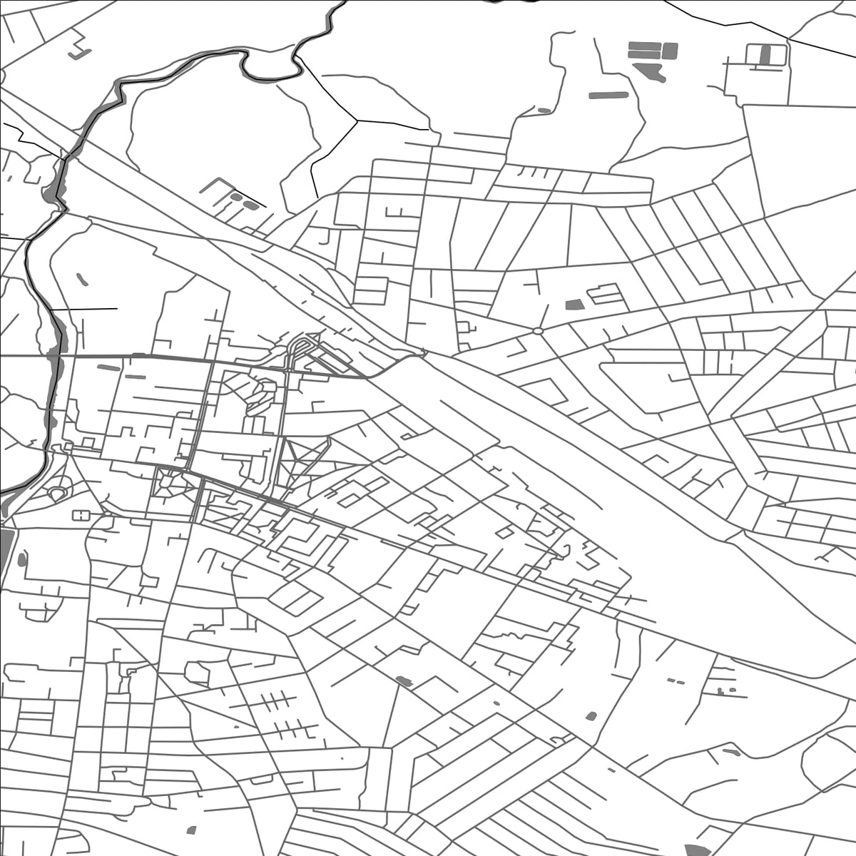 ROAD MAP OF KOVEL, UKRAINE BY MAPBAKES