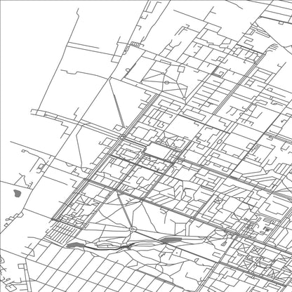 ROAD MAP OF KRAMATORSK, UKRAINE BY MAPBAKES