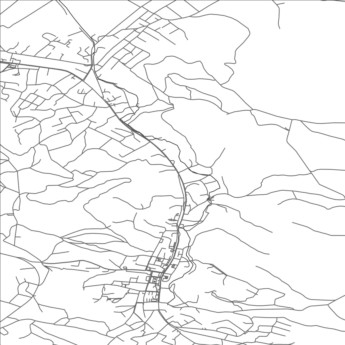 ROAD MAP OF KREMENETS, UKRAINE BY MAPBAKES