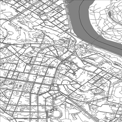 ROAD MAP OF KYIV, UKRAINE BY MAPBAKES