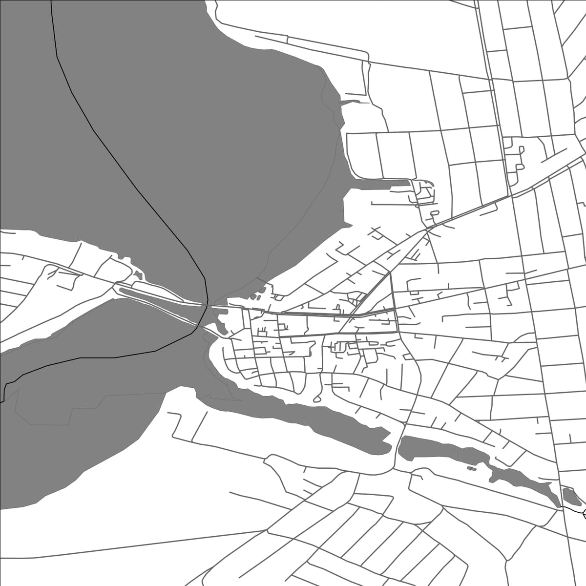 ROAD MAP OF LETYCHIV, UKRAINE BY MAPBAKES
