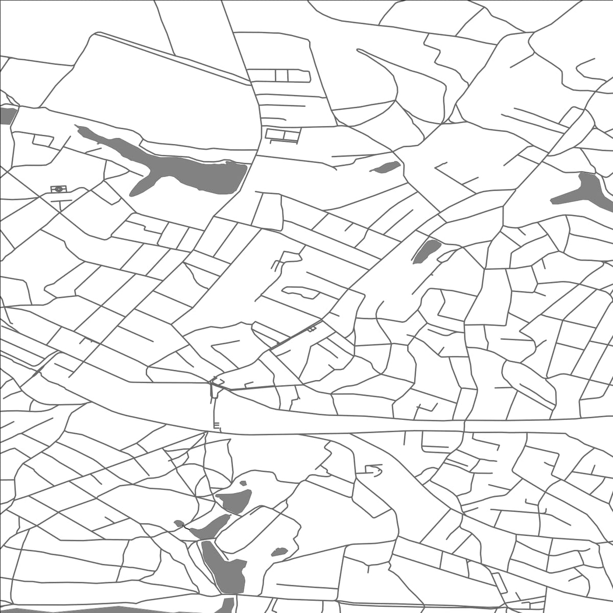 ROAD MAP OF LIUBOTYN, UKRAINE BY MAPBAKES