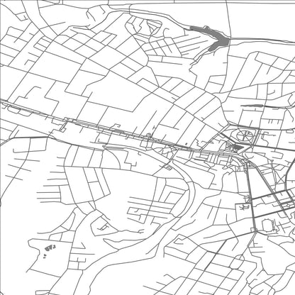 ROAD MAP OF LUBNY, UKRAINE BY MAPBAKES