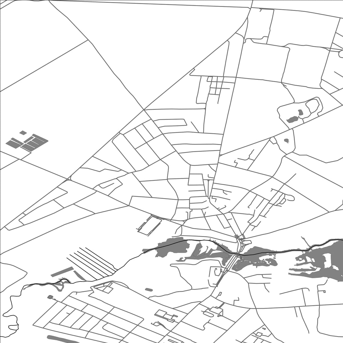 ROAD MAP OF MAKARIV, UKRAINE BY MAPBAKES