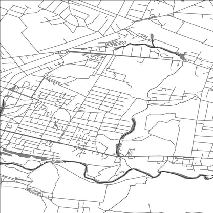 ROAD MAP OF MALYN, UKRAINE BY MAPBAKES