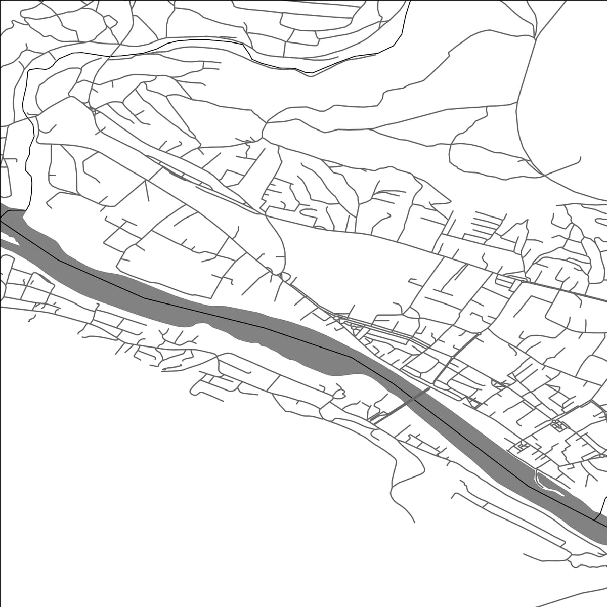 ROAD MAP OF MOHYLIV-PODILSKYI, UKRAINE BY MAPBAKES