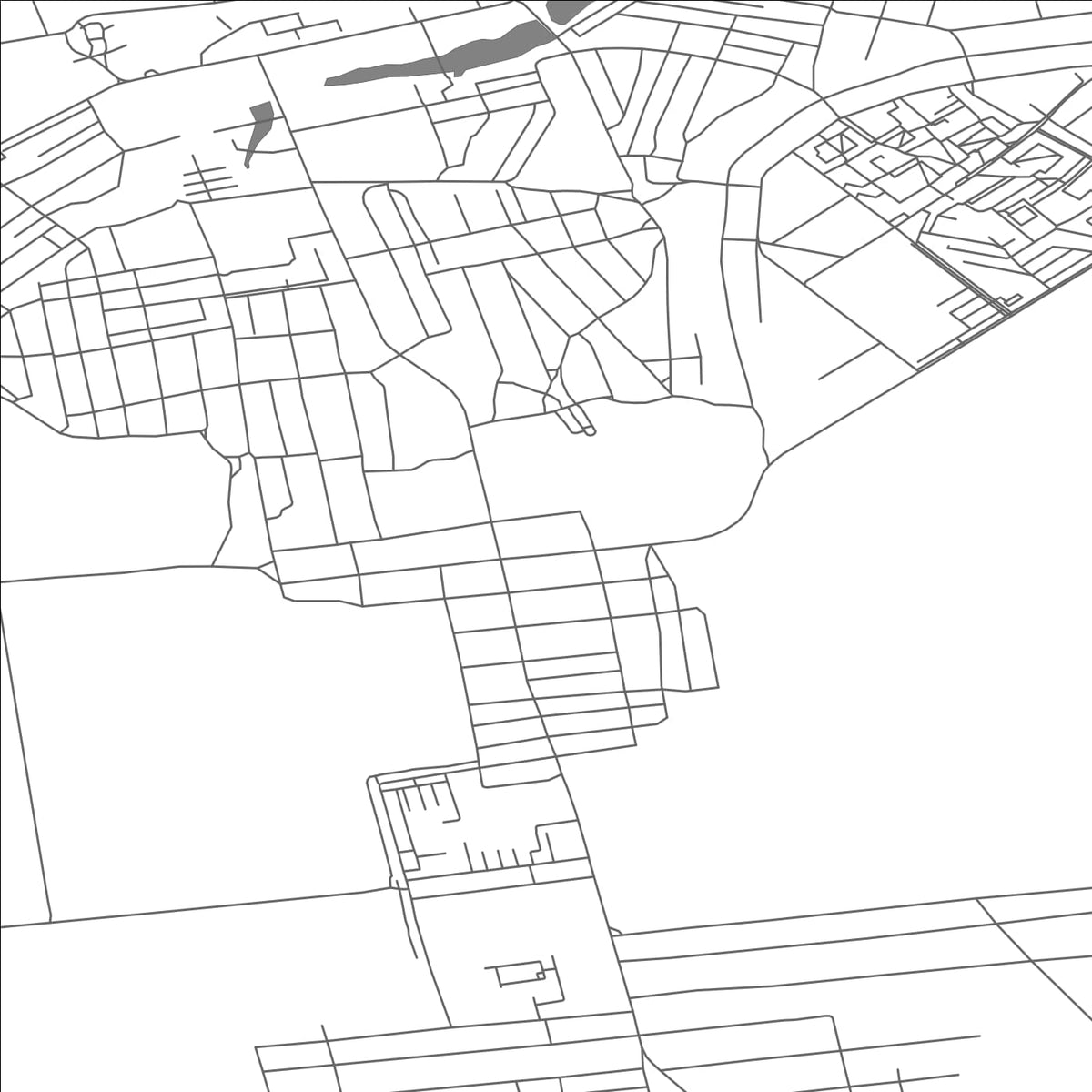 ROAD MAP OF MYRNOHRAD, UKRAINE BY MAPBAKES