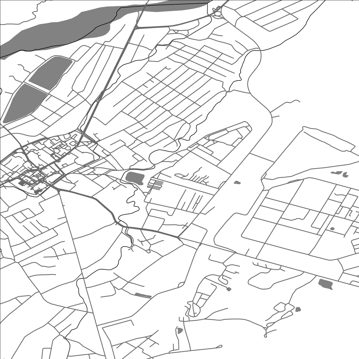 ROAD MAP OF NADVIRNA, UKRAINE BY MAPBAKES