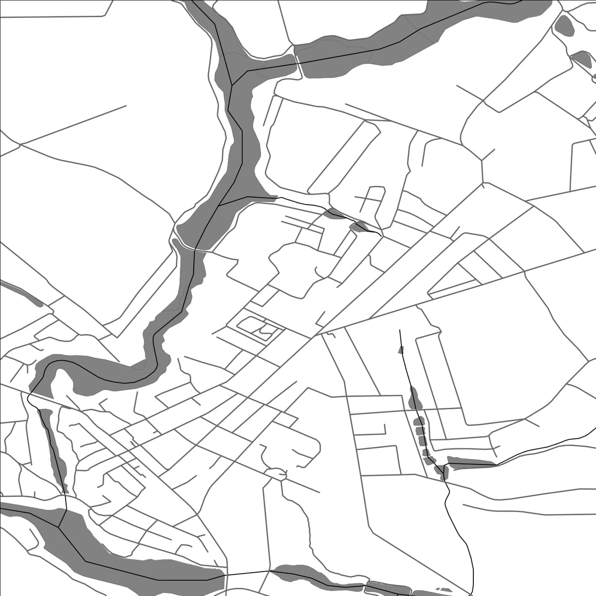 ROAD MAP OF NEMYRIV, UKRAINE BY MAPBAKES