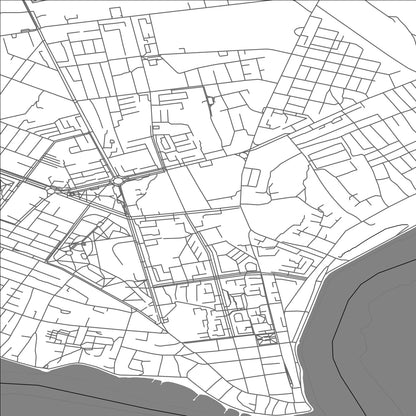 ROAD MAP OF NIKOPOL, UKRAINE BY MAPBAKES