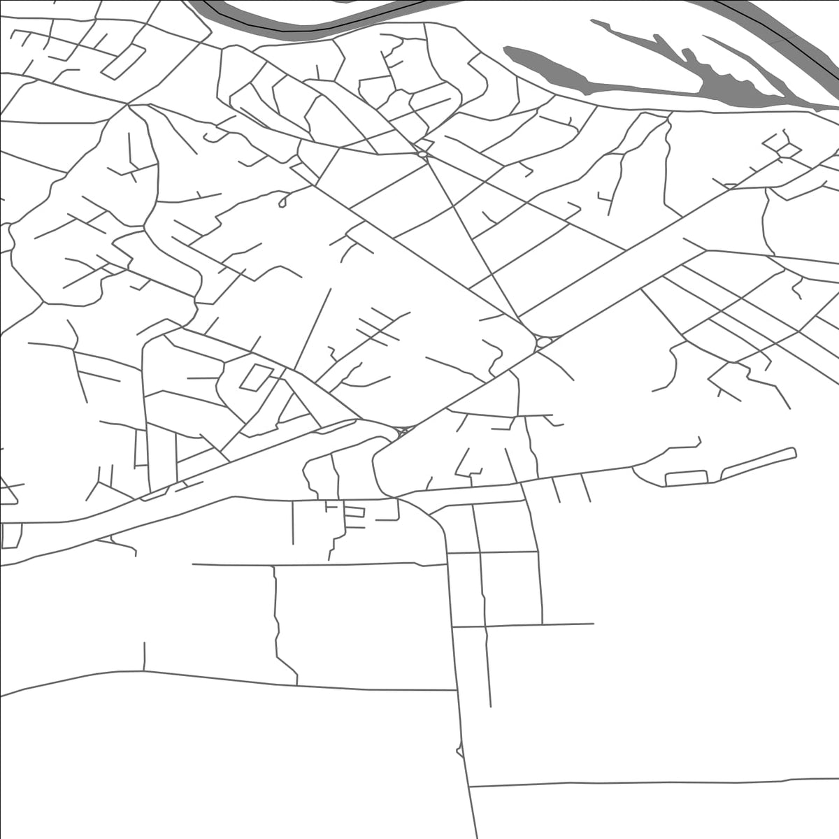 ROAD MAP OF NOVHOROD-SIVERSKYI, UKRAINE BY MAPBAKES
