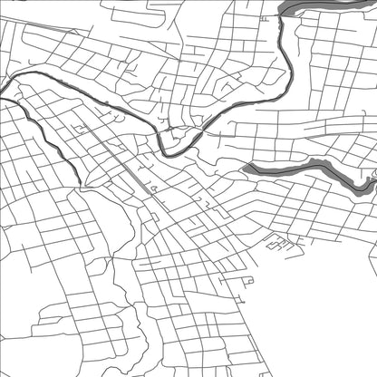 ROAD MAP OF NOVOUKRAINKA, UKRAINE BY MAPBAKES