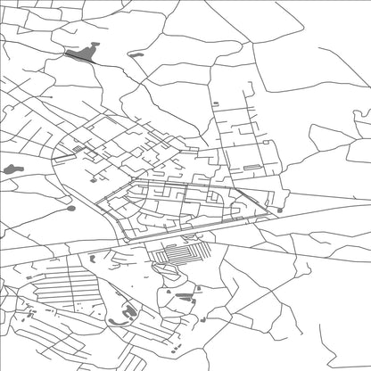 ROAD MAP OF NOVOYAVOROVSKOYE, UKRAINE BY MAPBAKES