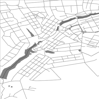 ROAD MAP OF NOVYI BUH, UKRAINE BY MAPBAKES