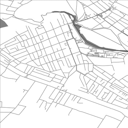 ROAD MAP OF ORIKHIV, UKRAINE BY MAPBAKES
