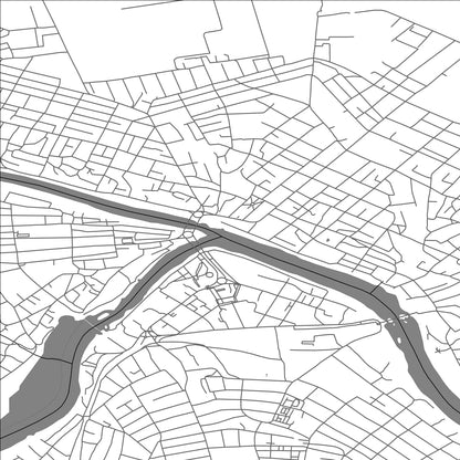 ROAD MAP OF PERVOMAISK, UKRAINE BY MAPBAKES