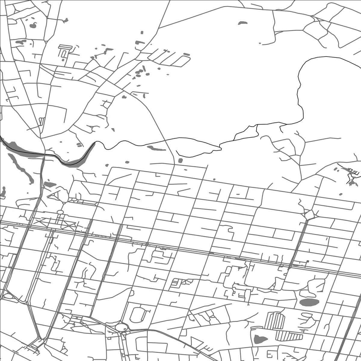 ROAD MAP OF PRYLUKY, UKRAINE BY MAPBAKES