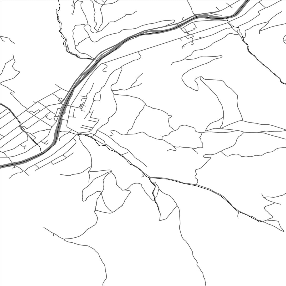 ROAD MAP OF RAKHIV, UKRAINE BY MAPBAKES