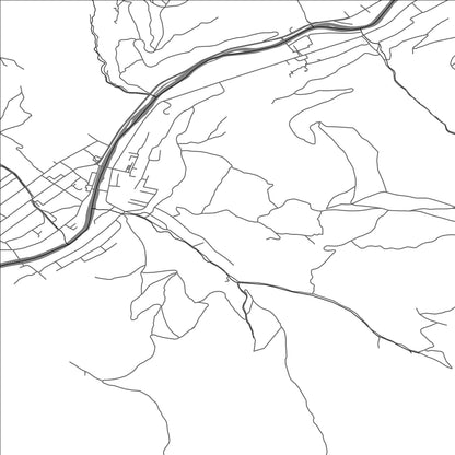 ROAD MAP OF RAKHIV, UKRAINE BY MAPBAKES