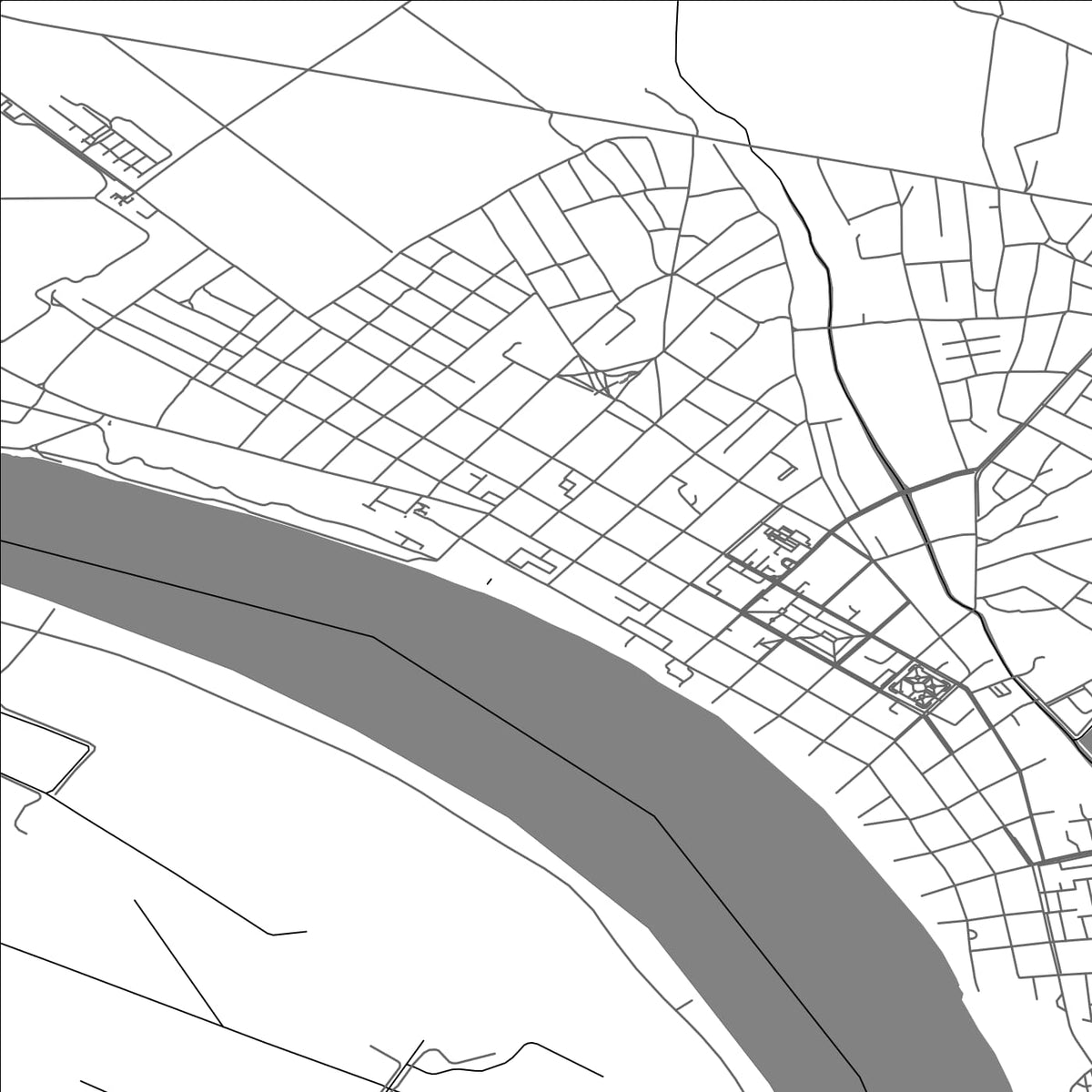 ROAD MAP OF RENI, UKRAINE BY MAPBAKES