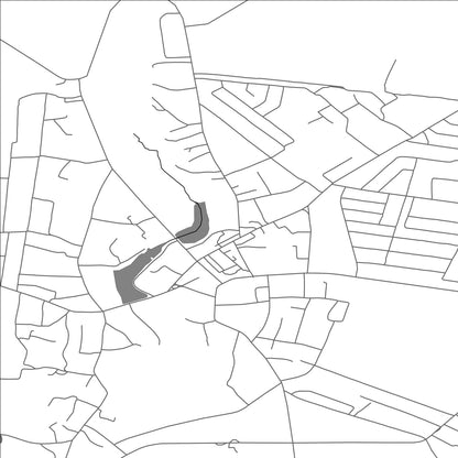 ROAD MAP OF ROKYTNE, UKRAINE BY MAPBAKES